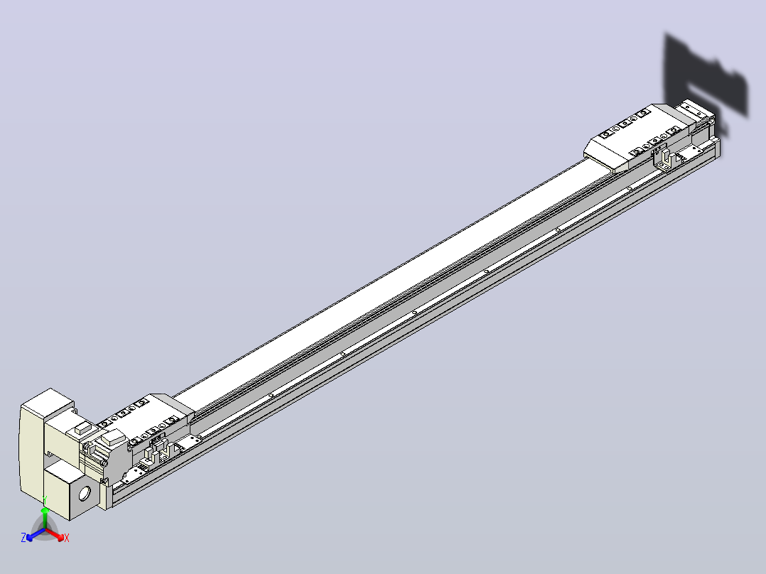 皮带直线轴双滑块型TPA-GCBS-50-P42-L275-LU-M10-N3主视图