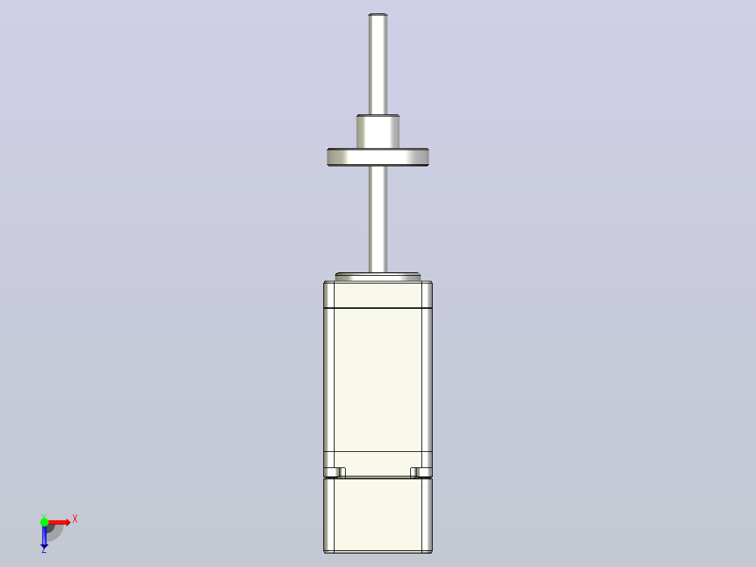 20mm 系列 T型丝杆直线闭环步进电机俯视图