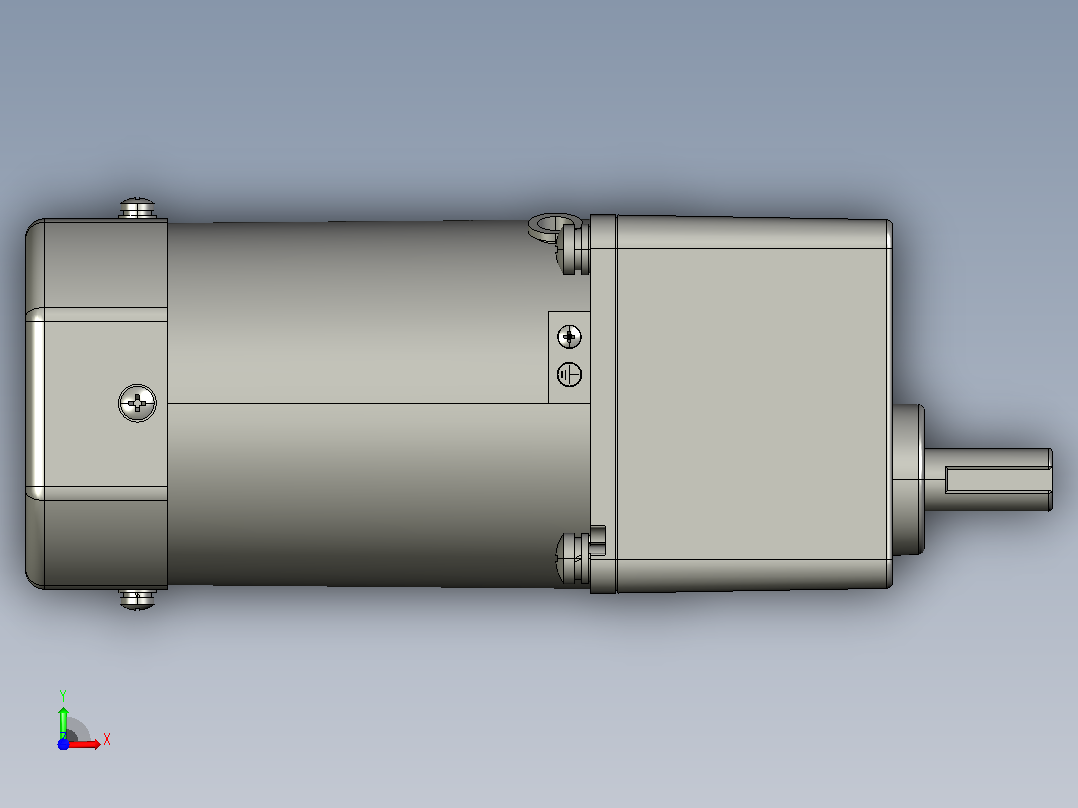 交流减速机5IK90GU-CF(5GU3KB-200KB)前视图