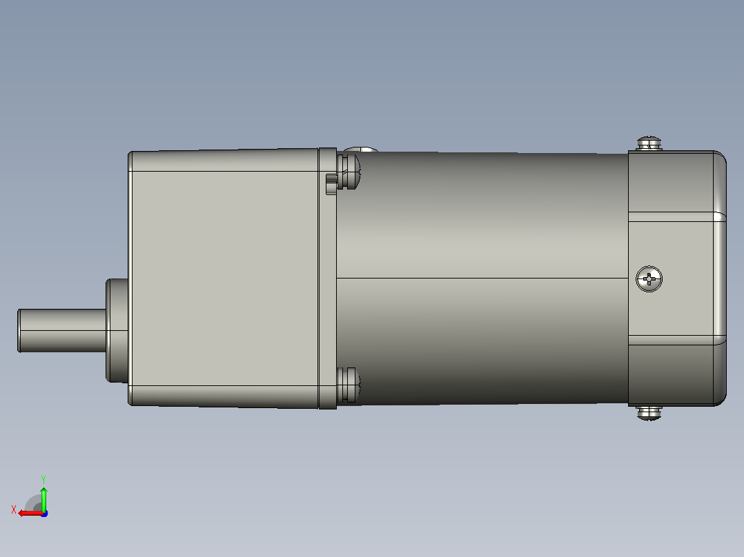 交流减速机5IK90GU-CF(5GU3KB-200KB)后视图