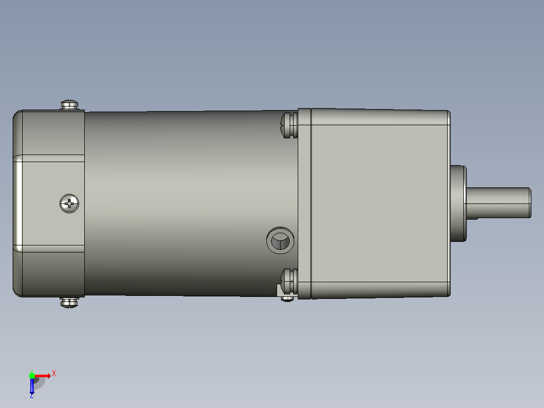 交流减速机5IK90GU-CF(5GU3KB-200KB)俯视图