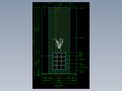 家装类CAD图块(三)-FH01017A