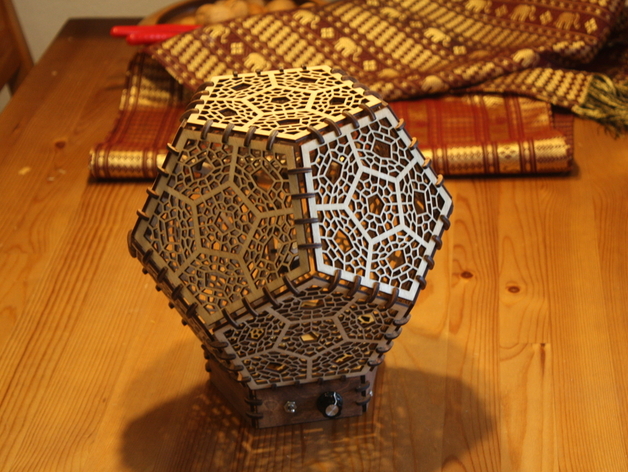 多面体影子灯激光雕刻图纸 dxf格式