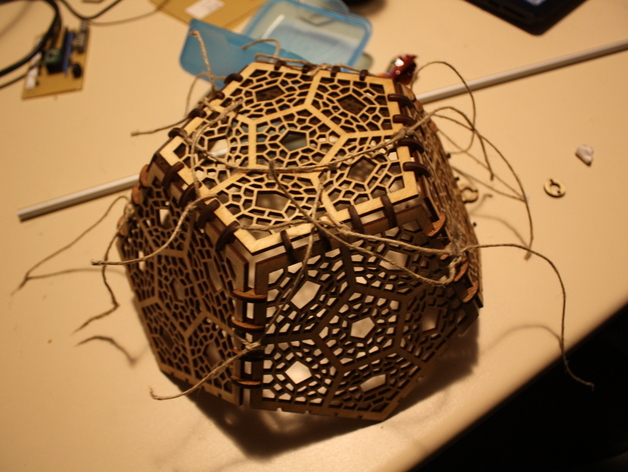 多面体影子灯激光雕刻图纸 dxf格式