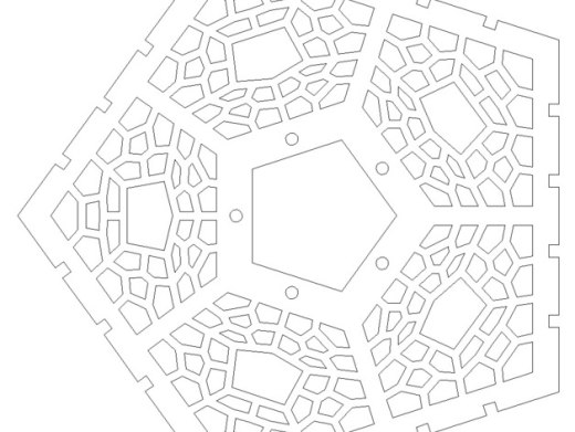 多面体影子灯激光雕刻图纸 dxf格式缩略图