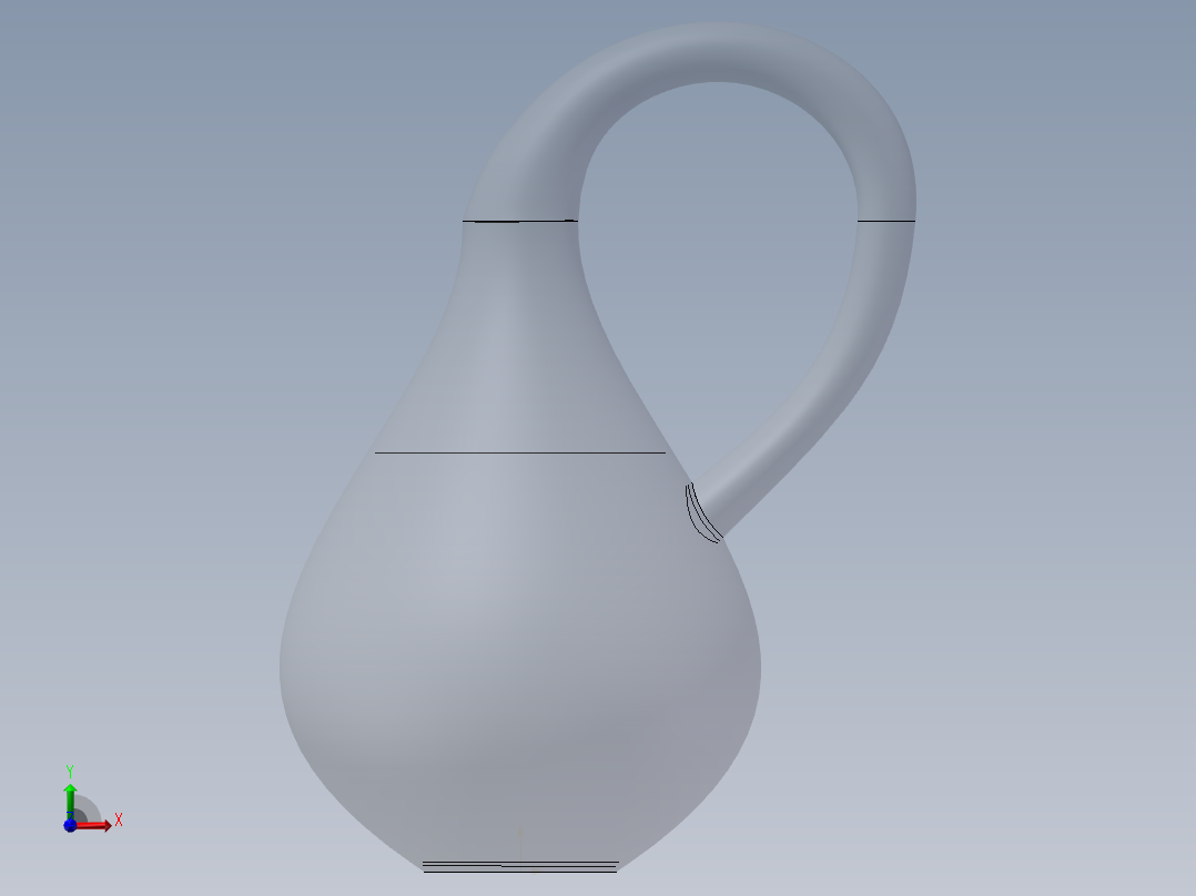 克莱因瓶前视图