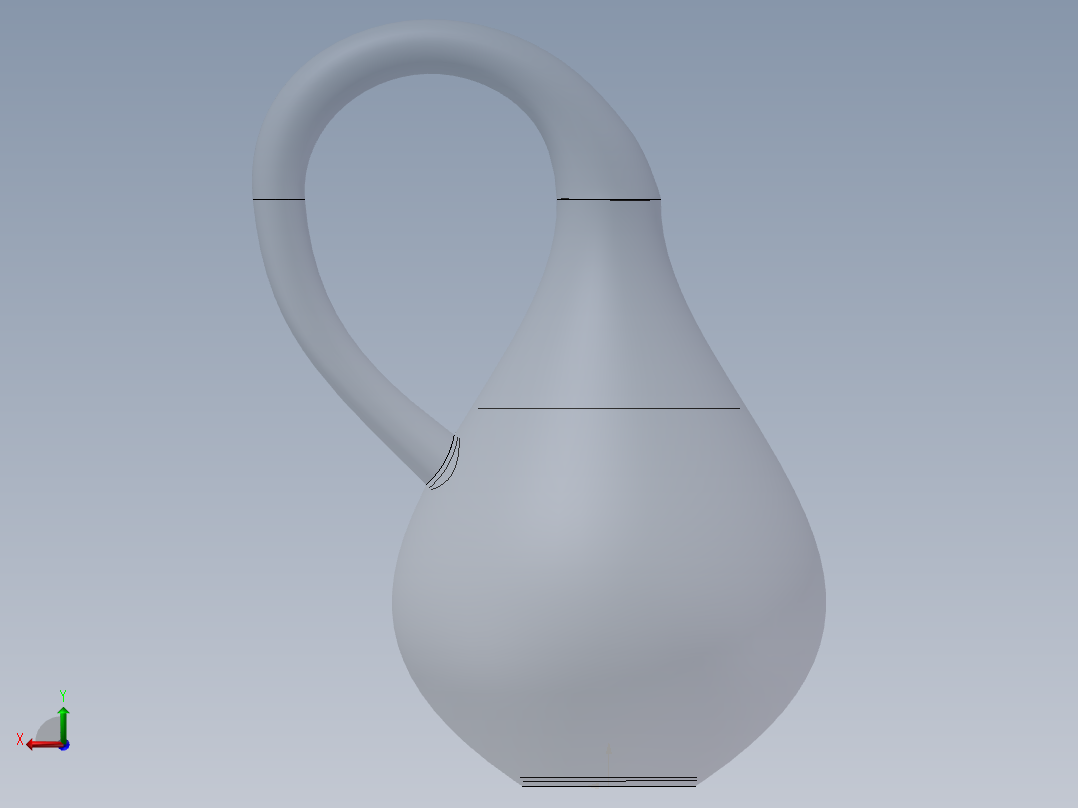 克莱因瓶后视图