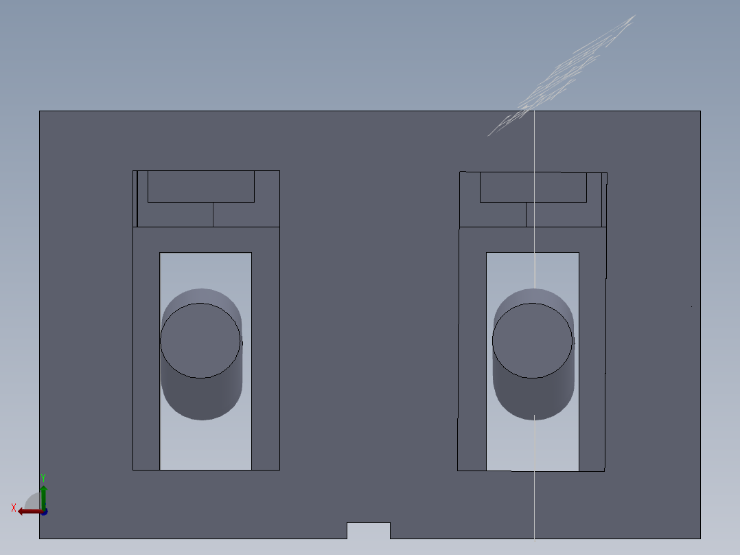 SMA接插件后视图