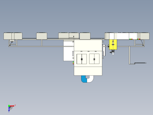 网板循环式五轴喷涂线俯视缩略图