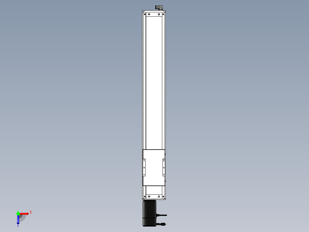Toyo东佑达直线模组-ECH10-600-BC-400W-A2俯视图