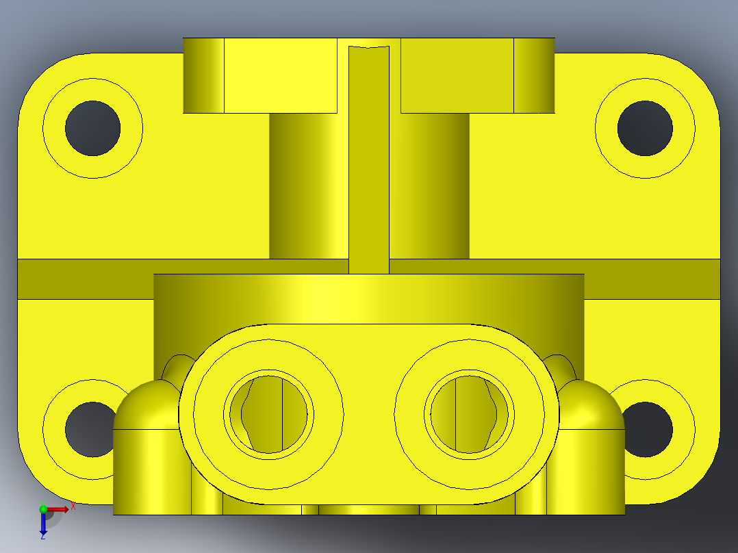 solidworks练习文件合集俯视图