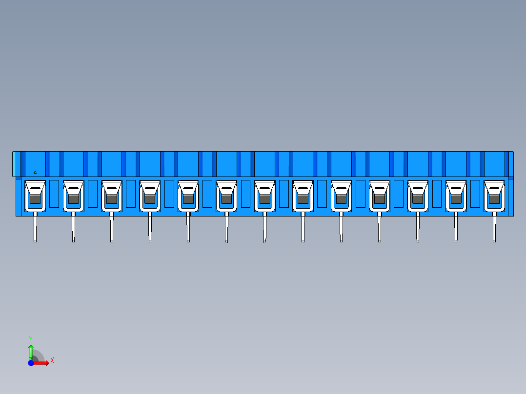 DEGSON DG365 系列 7.5mm 接线端子-DG365-7.5-13P-12-00AH前视图
