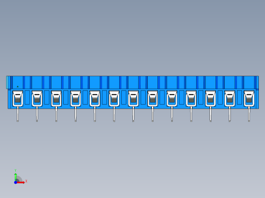 DEGSON DG365 系列 7.5mm 接线端子-DG365-7.5-13P-12-00AH前视缩略图