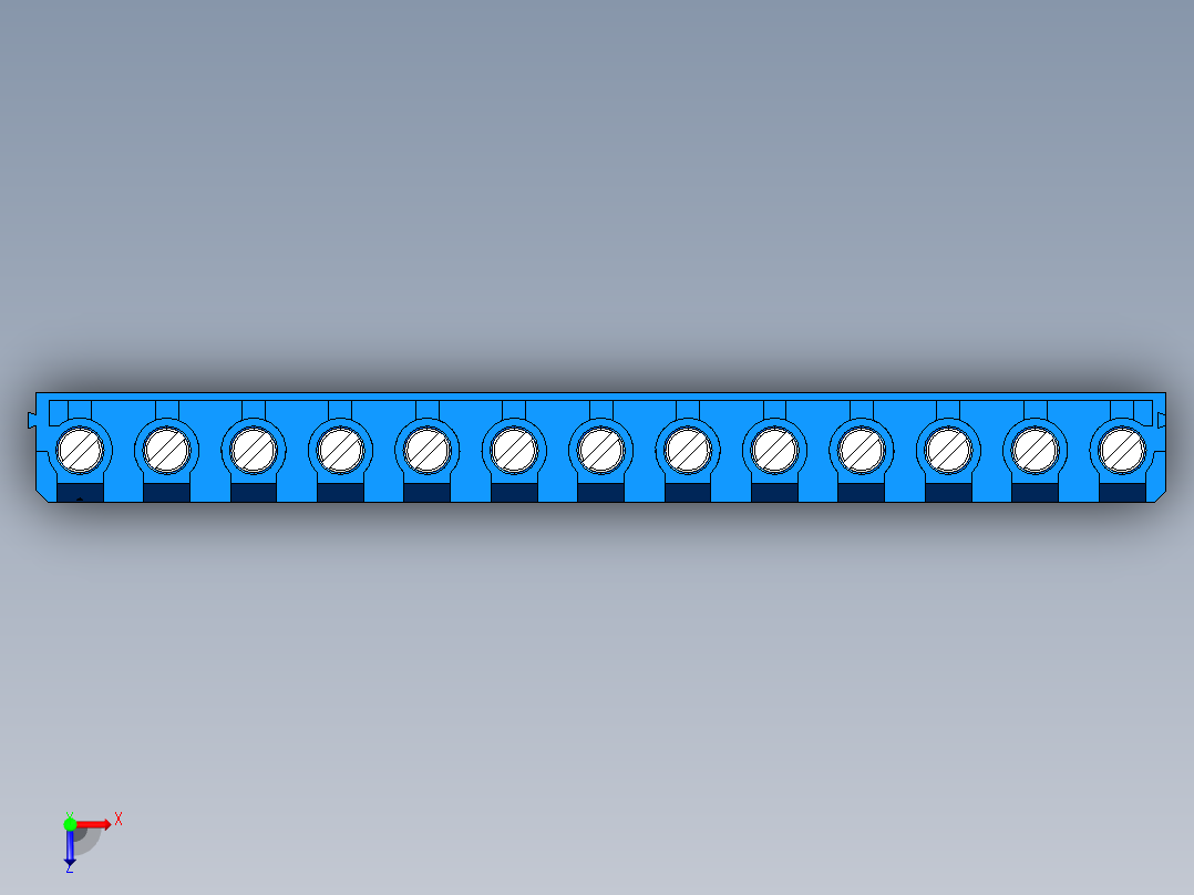 DEGSON DG365 系列 7.5mm 接线端子-DG365-7.5-13P-12-00AH俯视图