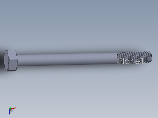 UNC 六角螺栓-Hex Bolt 0.250-20 x 3