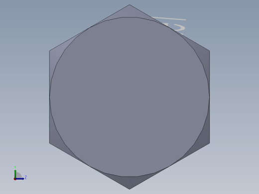 UNC 六角螺栓-Hex Bolt 0.250-20 x 3左视缩略图