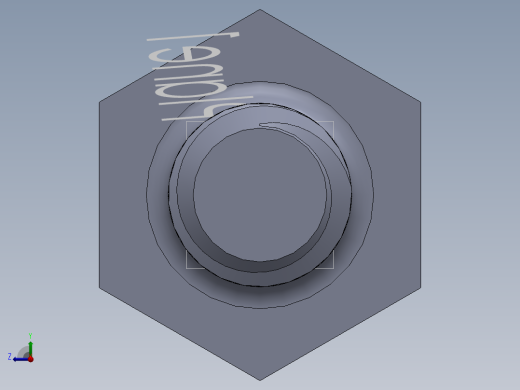 UNC 六角螺栓-Hex Bolt 0.250-20 x 3右视缩略图
