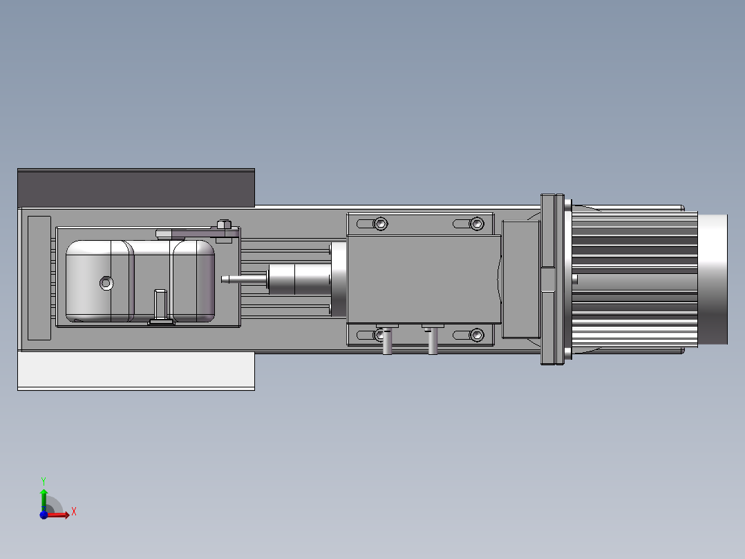 572小型车床前视图
