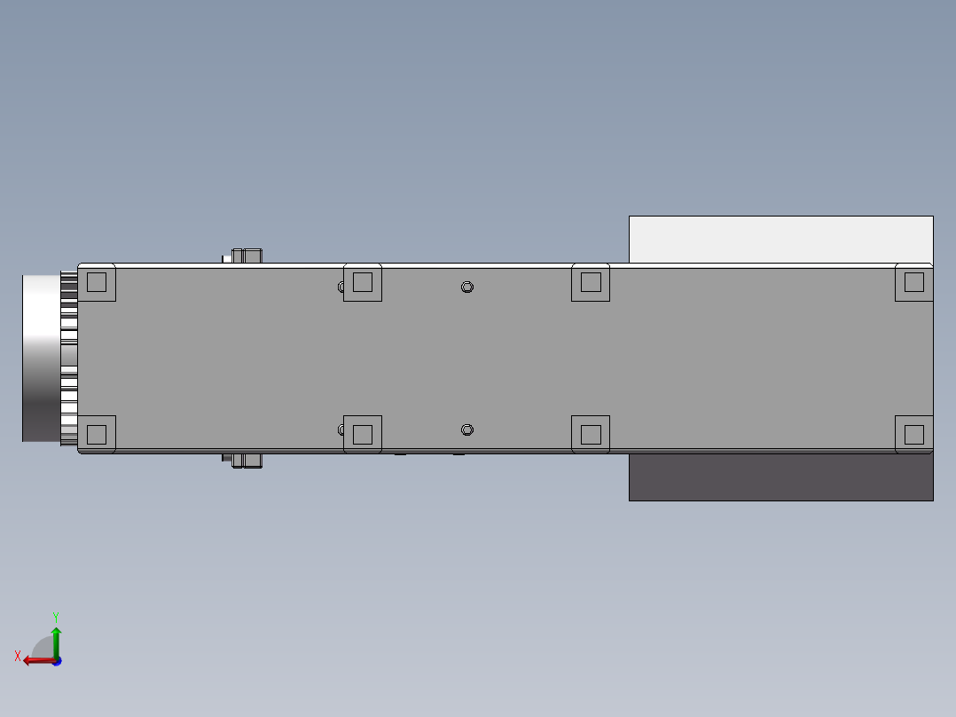 572小型车床后视图