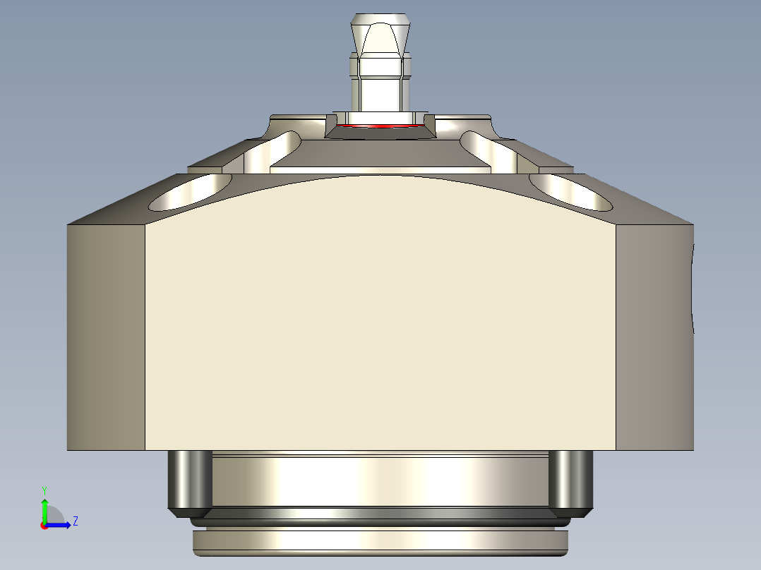 KOSMEKSFA1000-M1A-060多系列多零件图纸模型多系列多零件图纸模型左视图