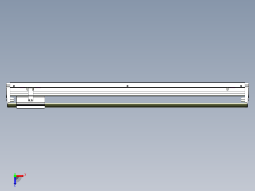 威洛博VL系列直线电机模组-VL22H1-S750俯视缩略图
