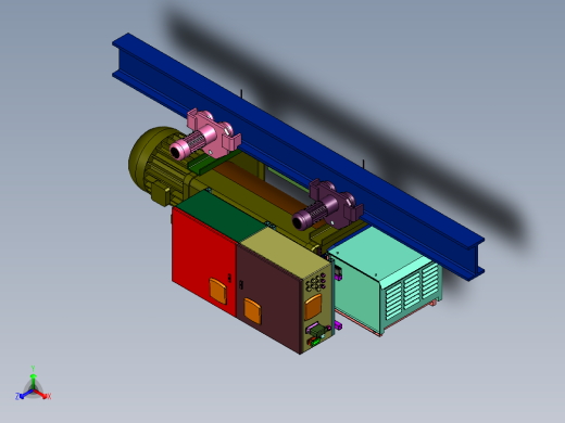 八吨电动葫芦含跑车控制箱