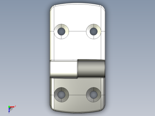 型材-KJN 40-60 DETACHABLE COMBI HINGE LEFT 095K4060L00俯视缩略图
