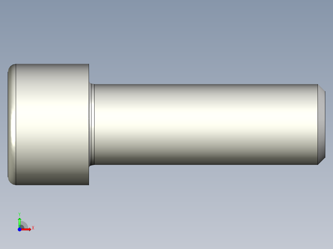 螺钉-DIN_912-M12x35.stp前视图