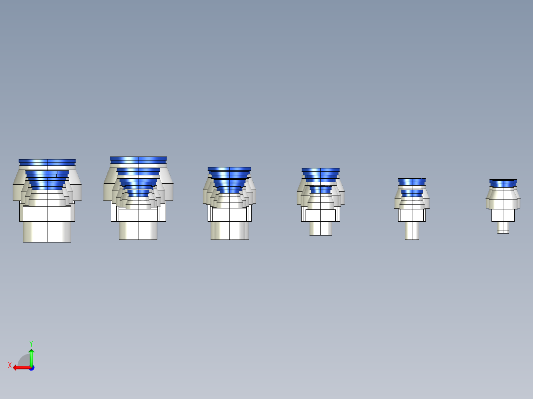 CONEXÃO RETA.STEP后视图