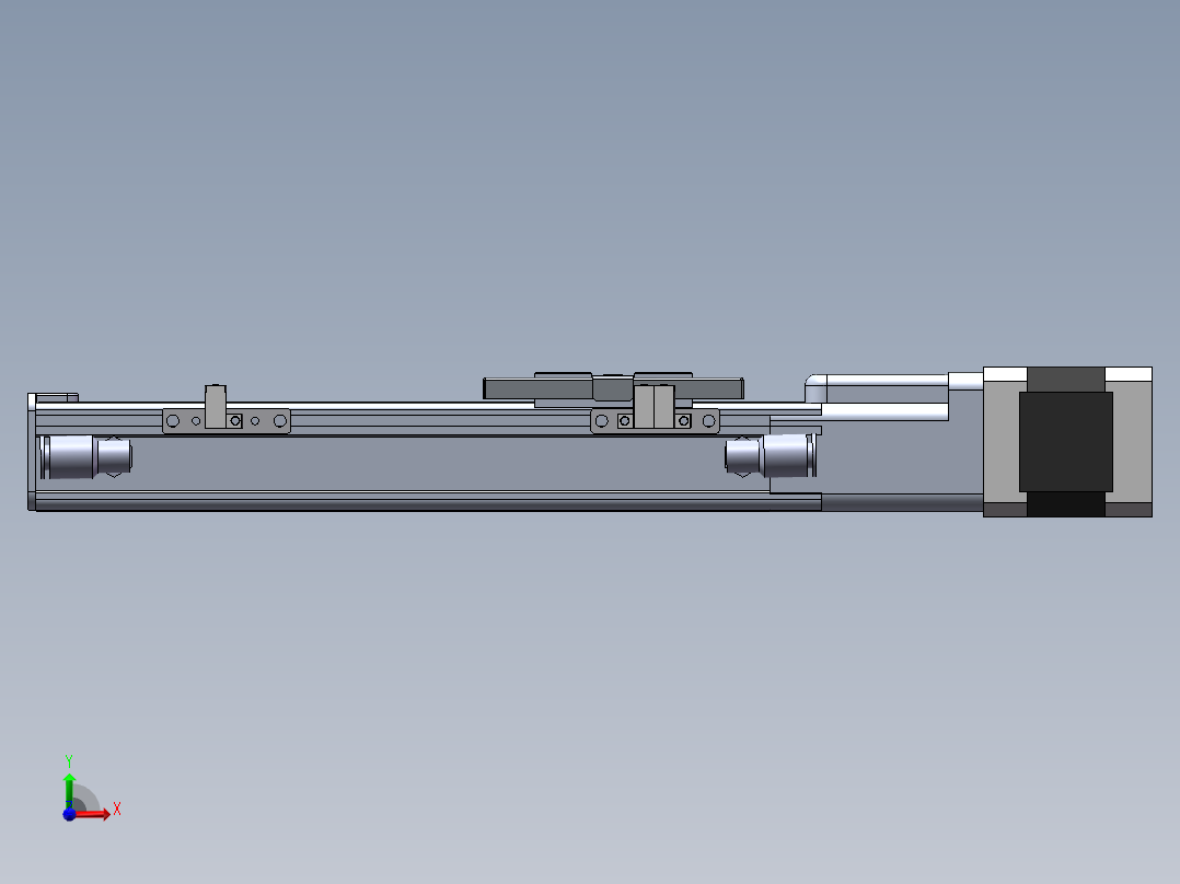 MCH丝杆全封闭MCH4M-BC-42前视图