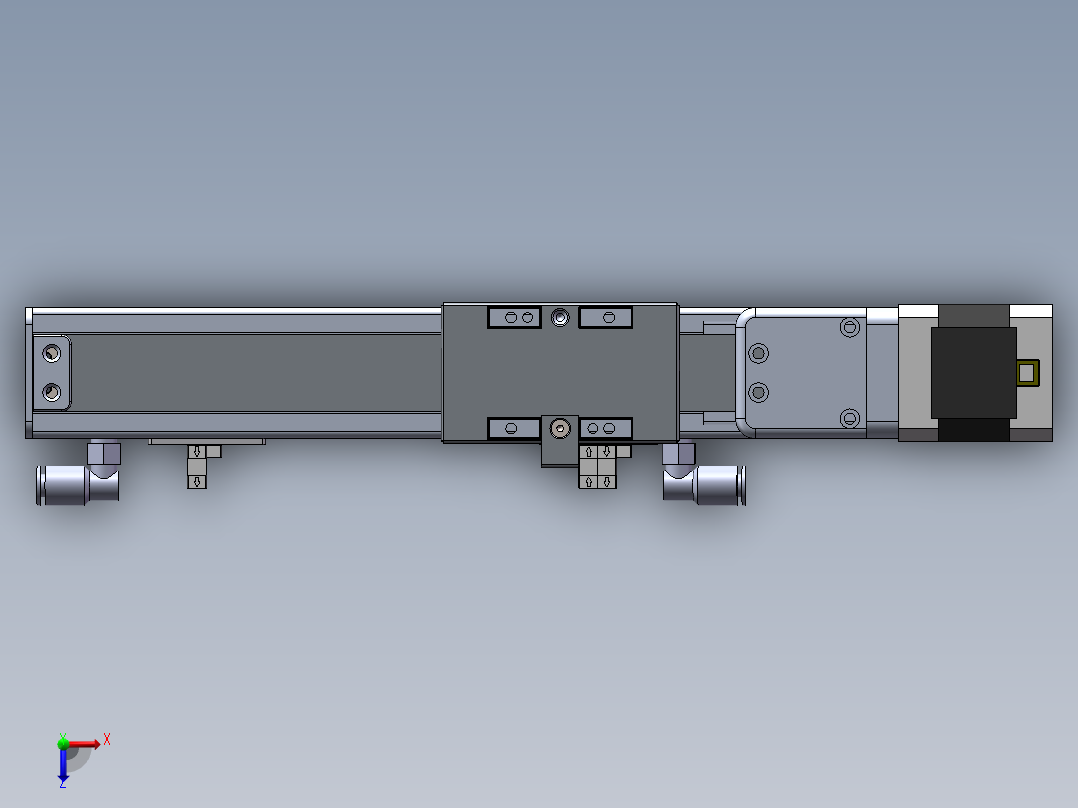 MCH丝杆全封闭MCH4M-BC-42俯视图