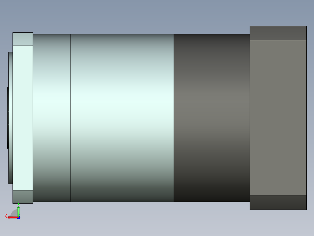 直齿孔PLF160-L2-LC 42-114.3-200-M12.stp后视图