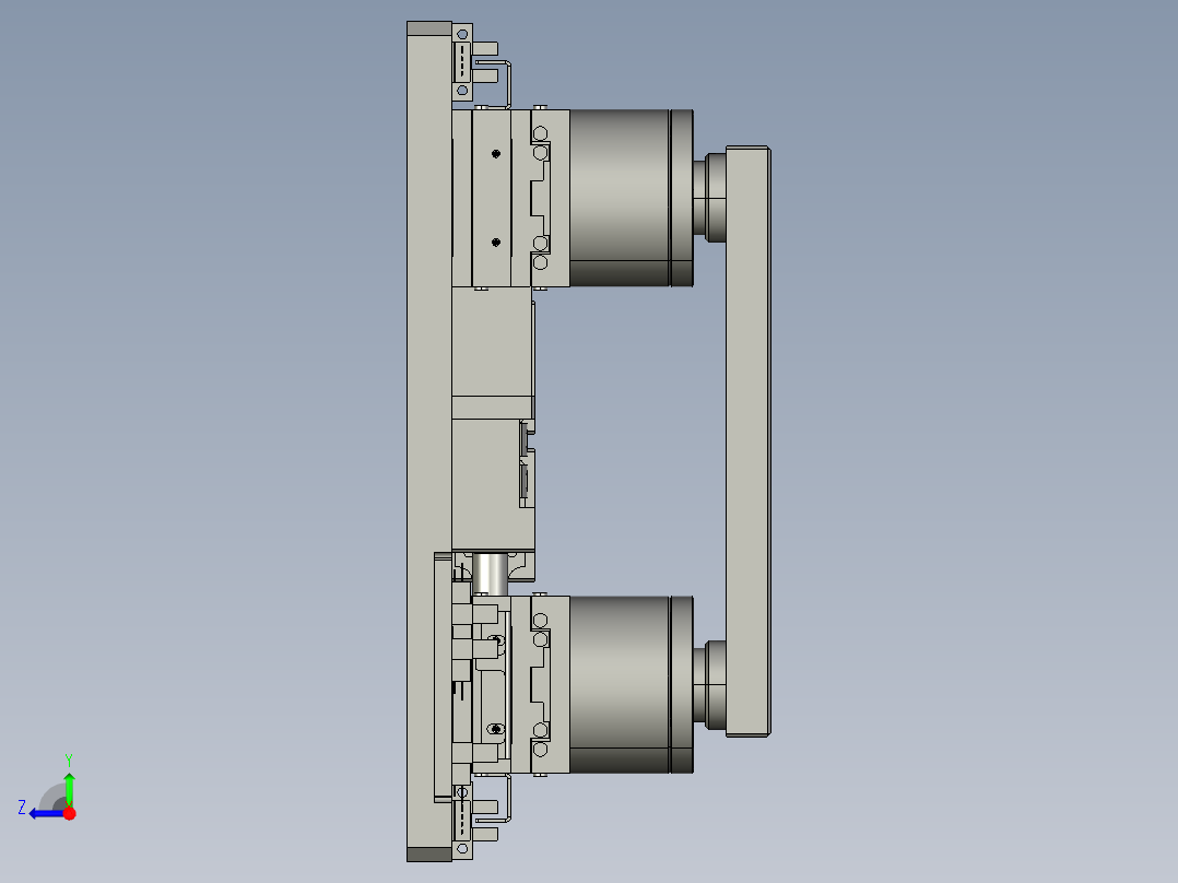 UVW对位平台右视图