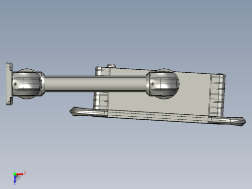 向上墙座+90度箱体连接器+控制箱俯视缩略图