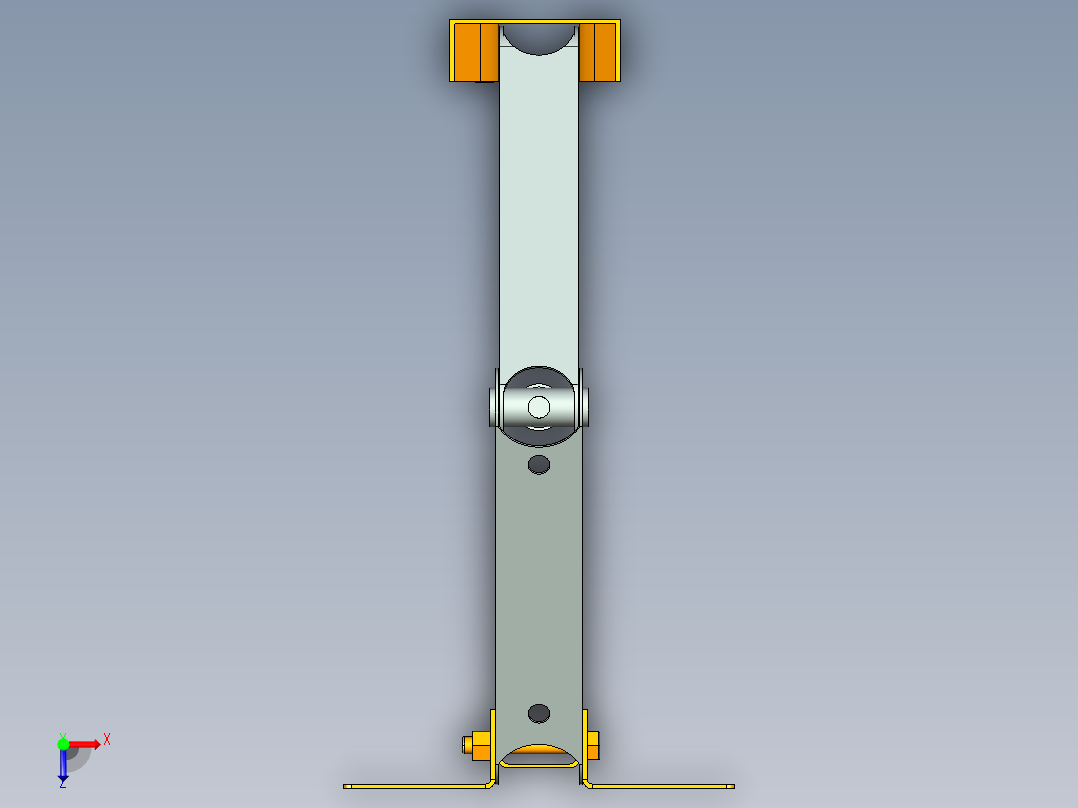 丝杆千斤顶俯视图