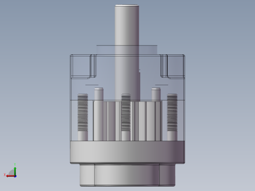Q180-外啮合齿轮泵的设计及运动仿真【三维SolidWorks】后视缩略图