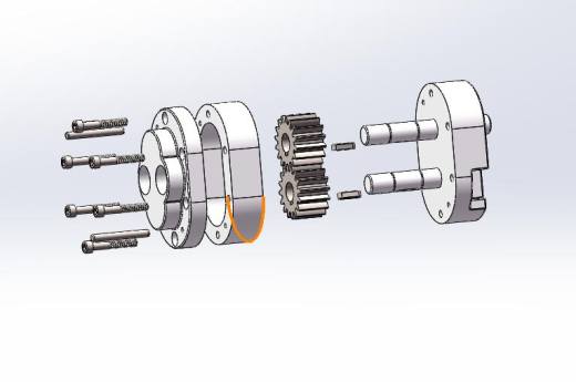 Q180-外啮合齿轮泵的设计及运动仿真【三维SolidWorks】缩略图