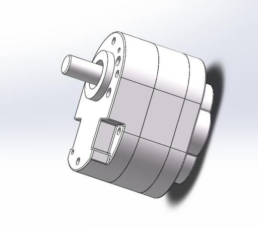 Q180-外啮合齿轮泵的设计及运动仿真【三维SolidWorks】缩略图