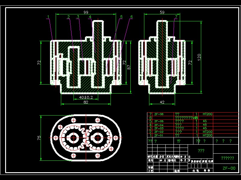 Q180-外啮合齿轮泵的设计及运动仿真【三维SolidWorks】