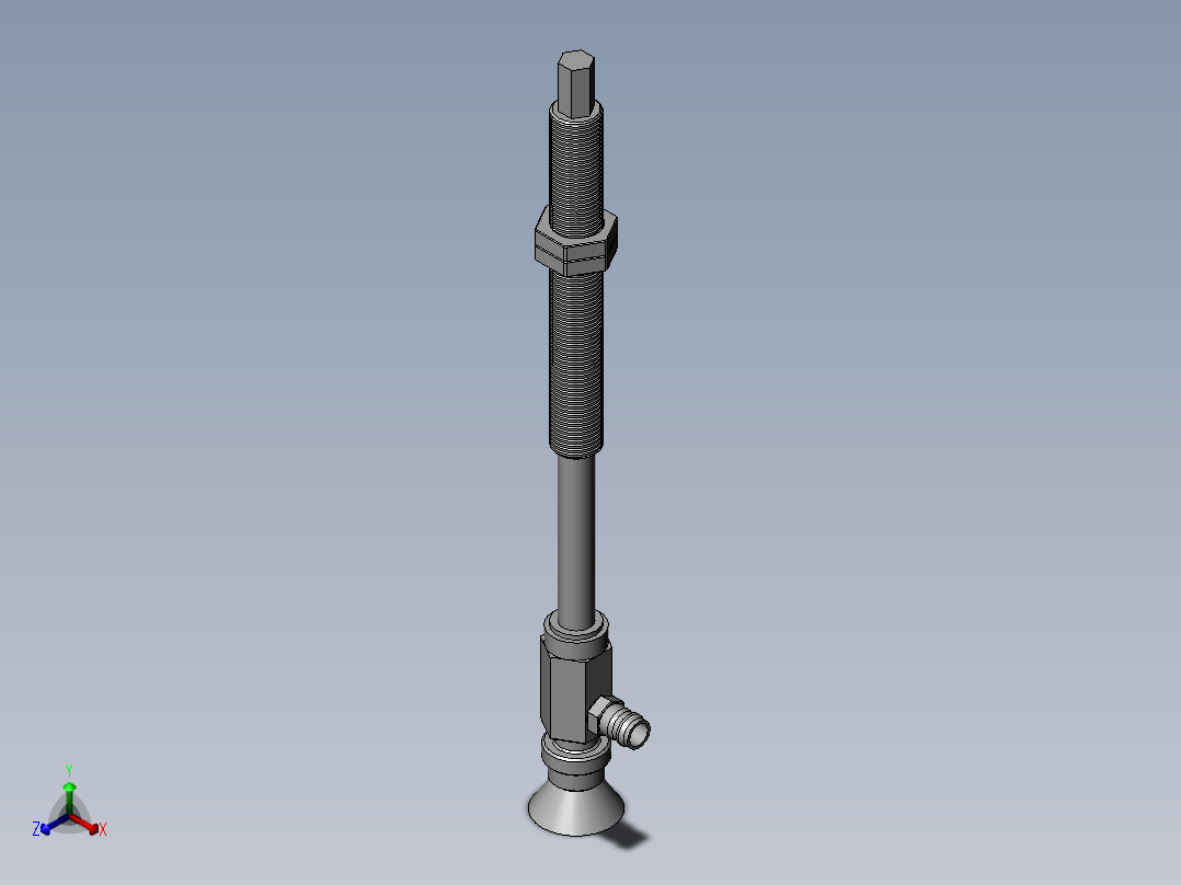 缓冲型深形吸盘 ZPY系列 10款正等轴测图