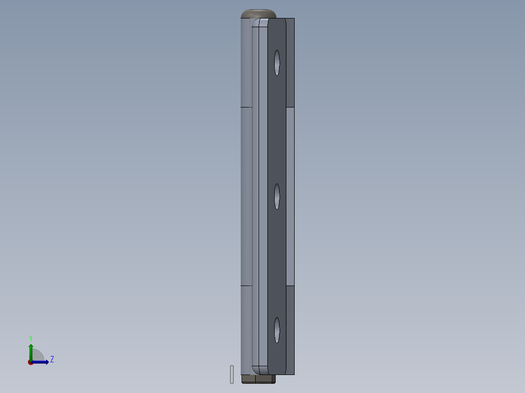 铰链、-合页左视图