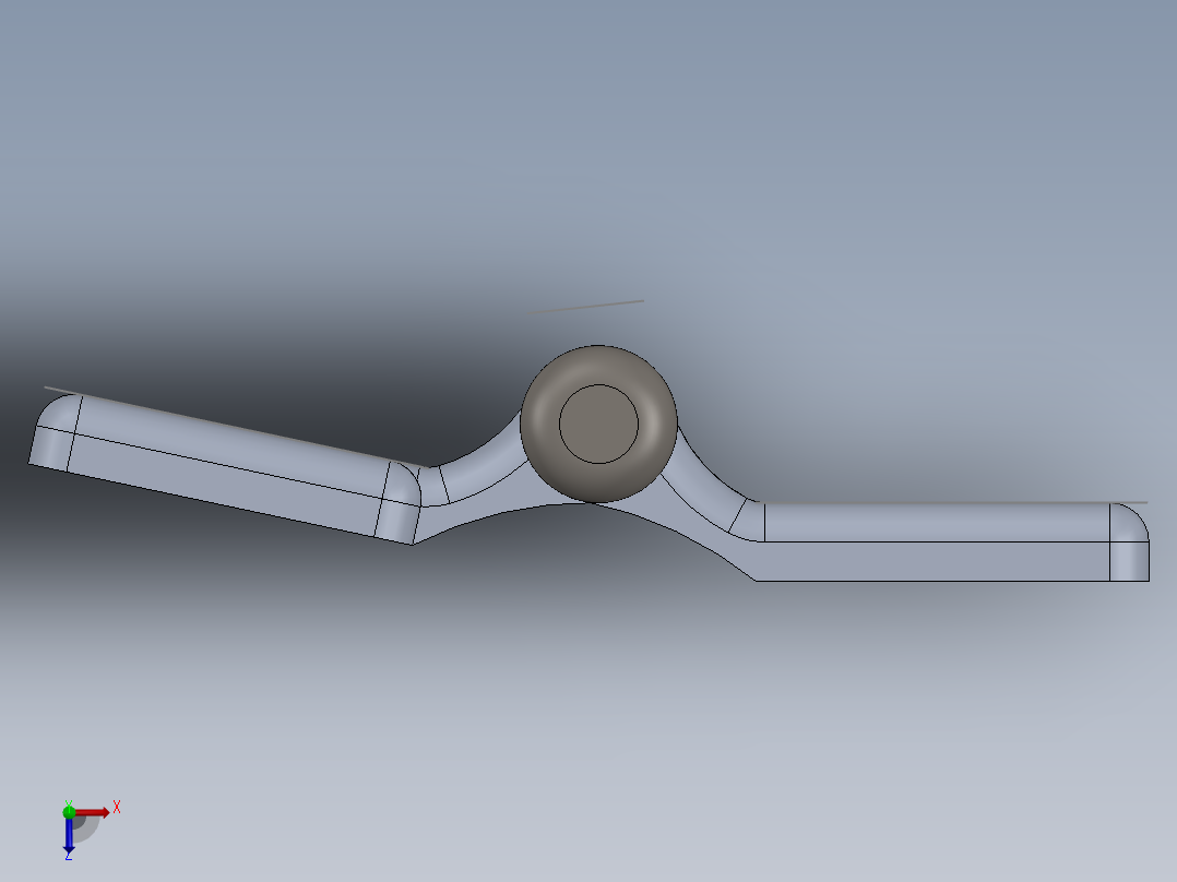 铰链、-合页俯视图