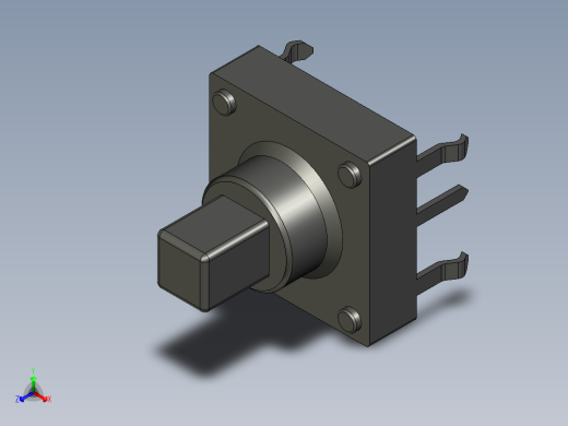 A0002881-讯普的5向导航开关 WS-1004-ARL10026正等轴测缩略图