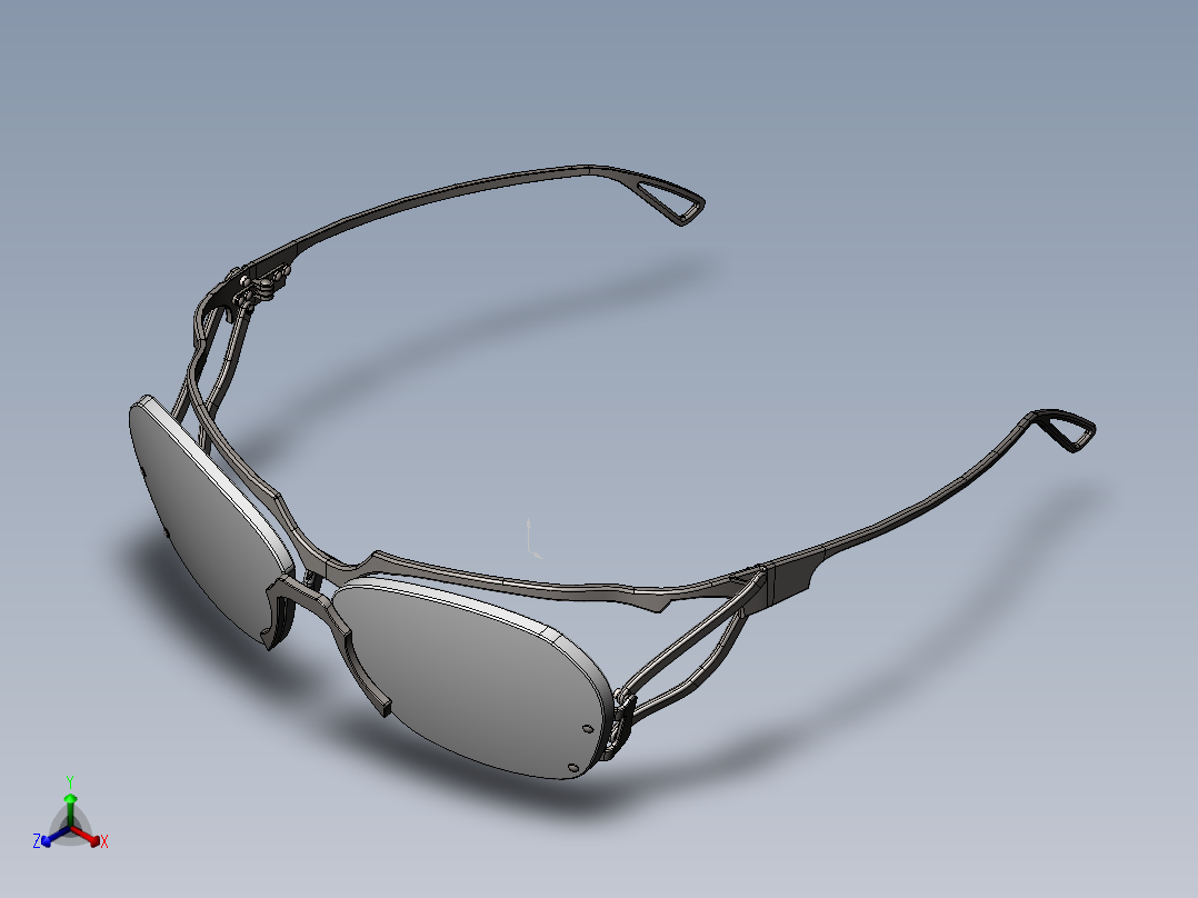 眼镜、墨镜(42)正等轴测图