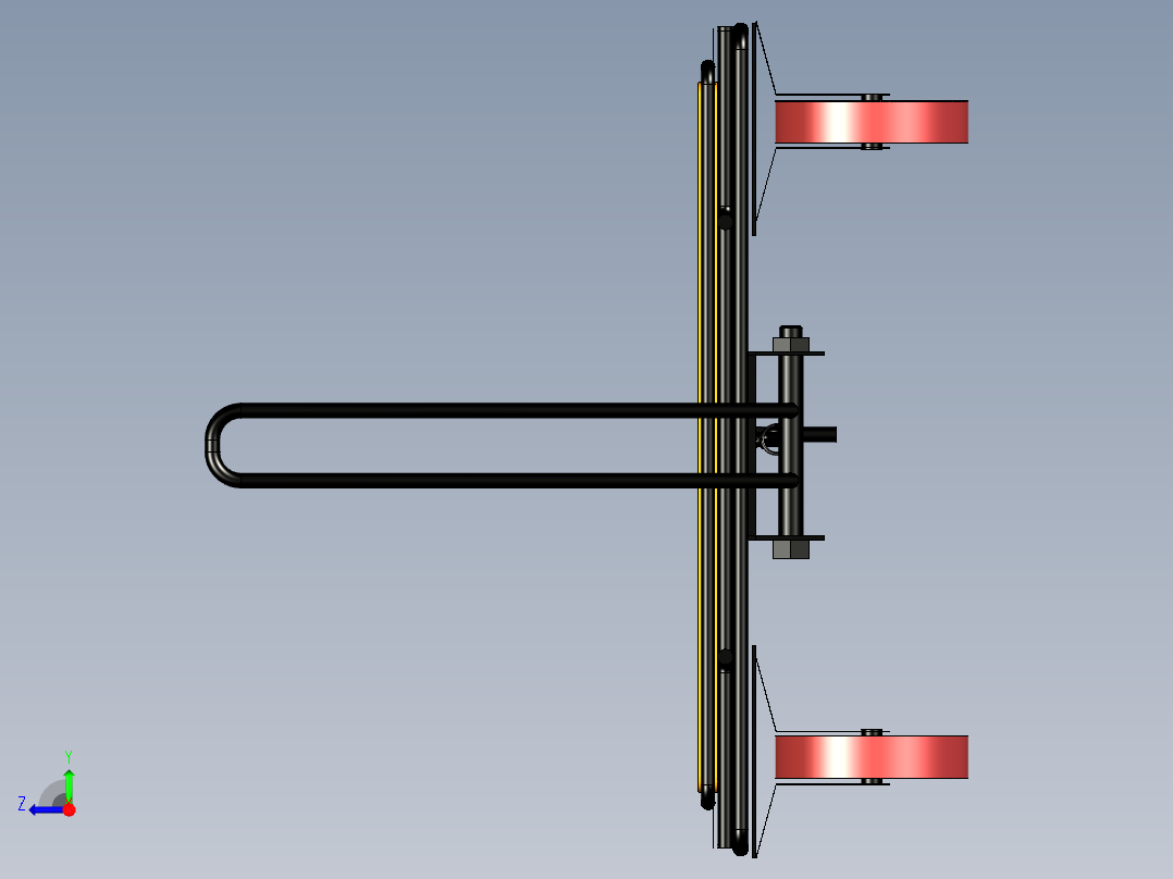 B3003611-手推车拖车右视图