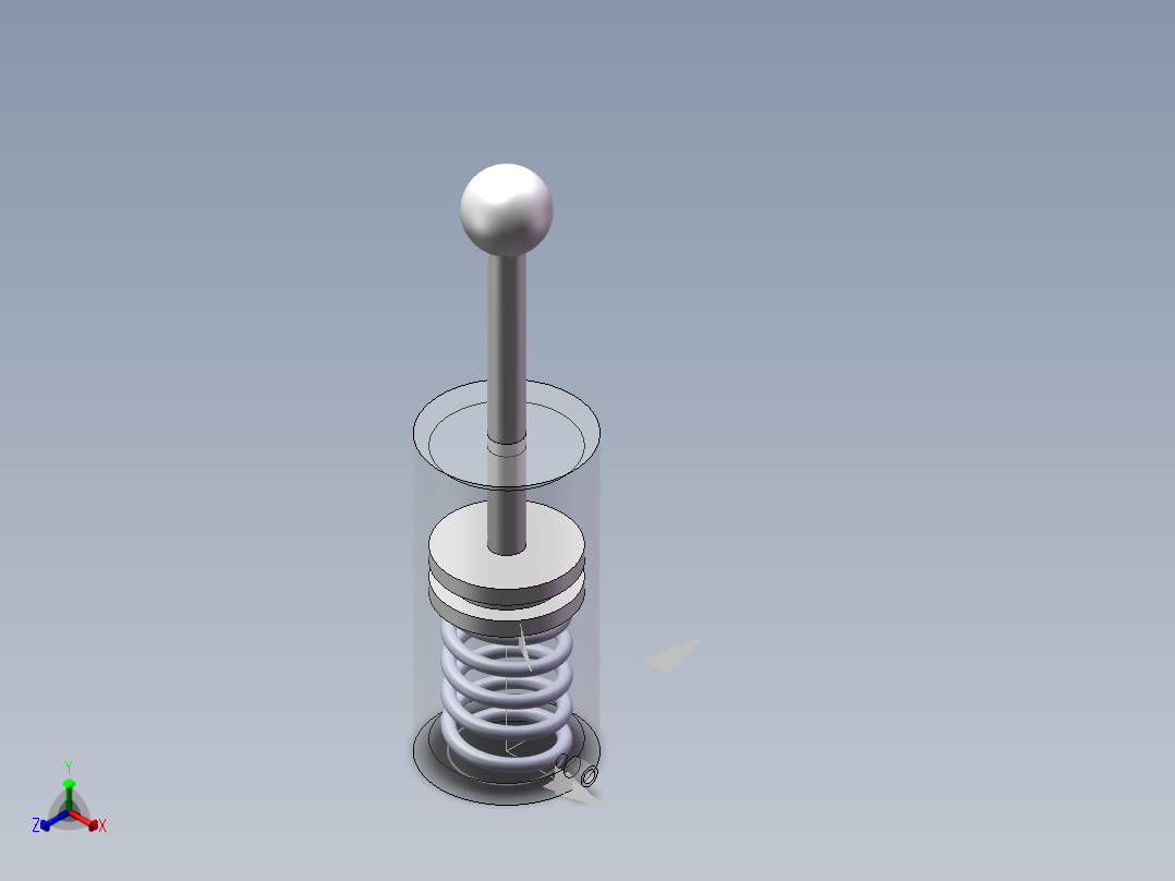 气球充气正等轴测图