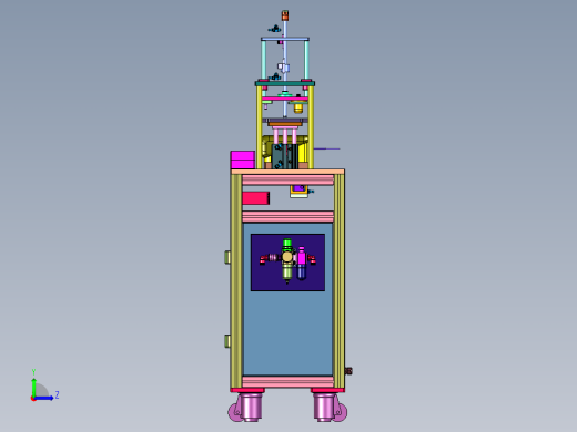 音箱大身包边折边装置左视缩略图