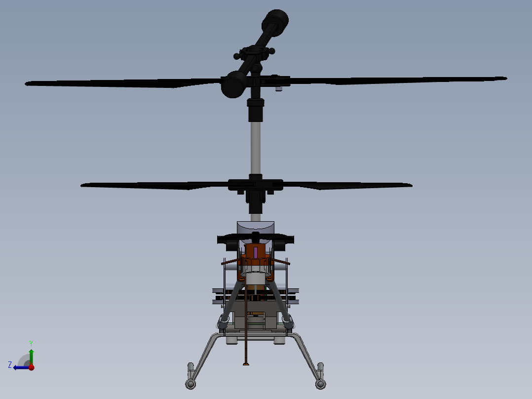 A2004807-遥控直升机右视图