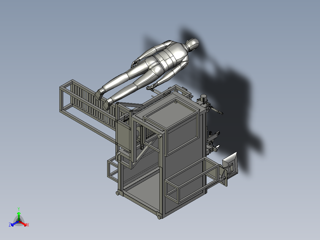 按钮全自动装配机正等轴测图