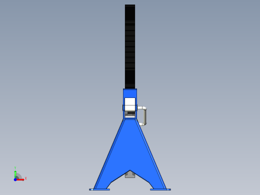 带锁定手柄的千斤顶前视缩略图
